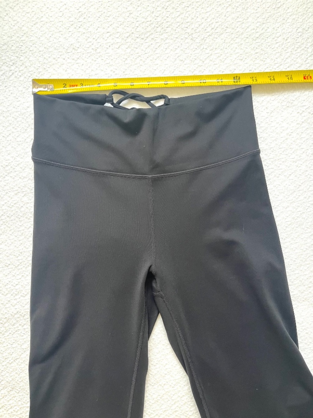 Fabletics PureLuxe Leggings High-Waisted Flare Black Size M (4-6) - Picture 4 of 7